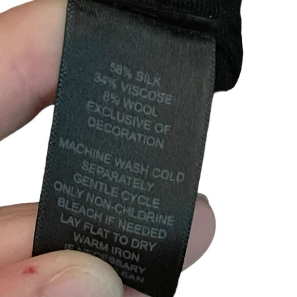 White House Black Market	Women's Black Cowl Neck  Dress - Picture 3 of 7